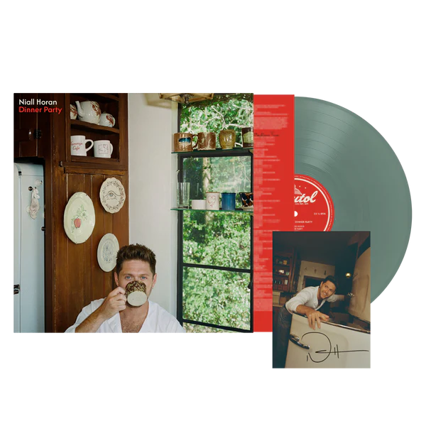 Dinner Party Olive Vinyl + Signed Art Card
