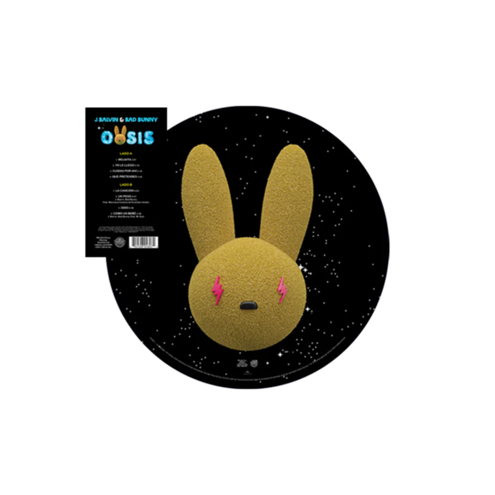 Oasis Picturedisc vinyl LP Bad Bunny x J Balvin