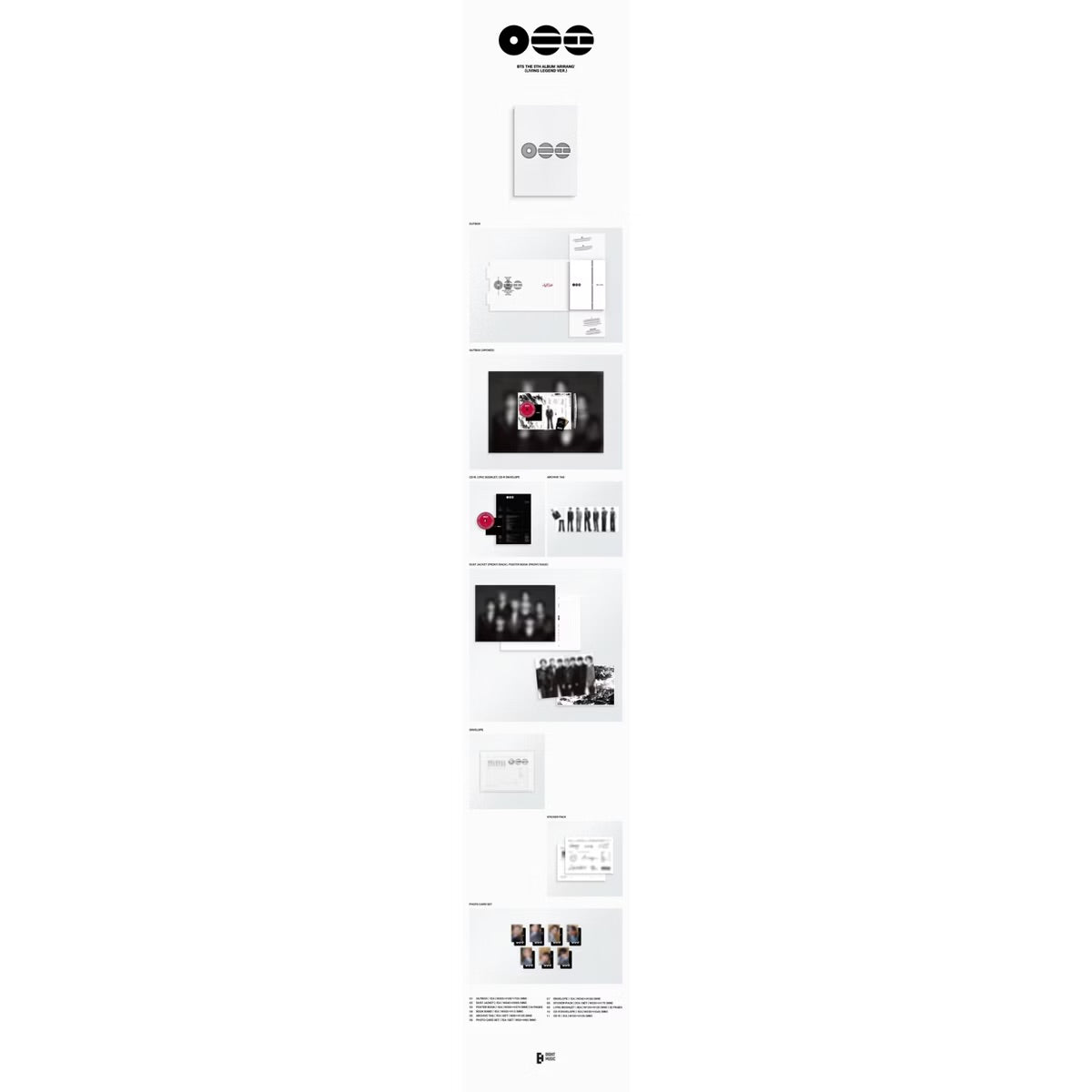 BTS - The 5th Album 'ARIRANG' (Living Legend Ver.) (CD)