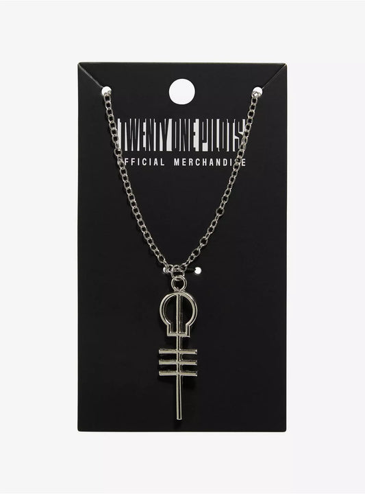 Twenty One Pilots Skeleton Logo Necklace